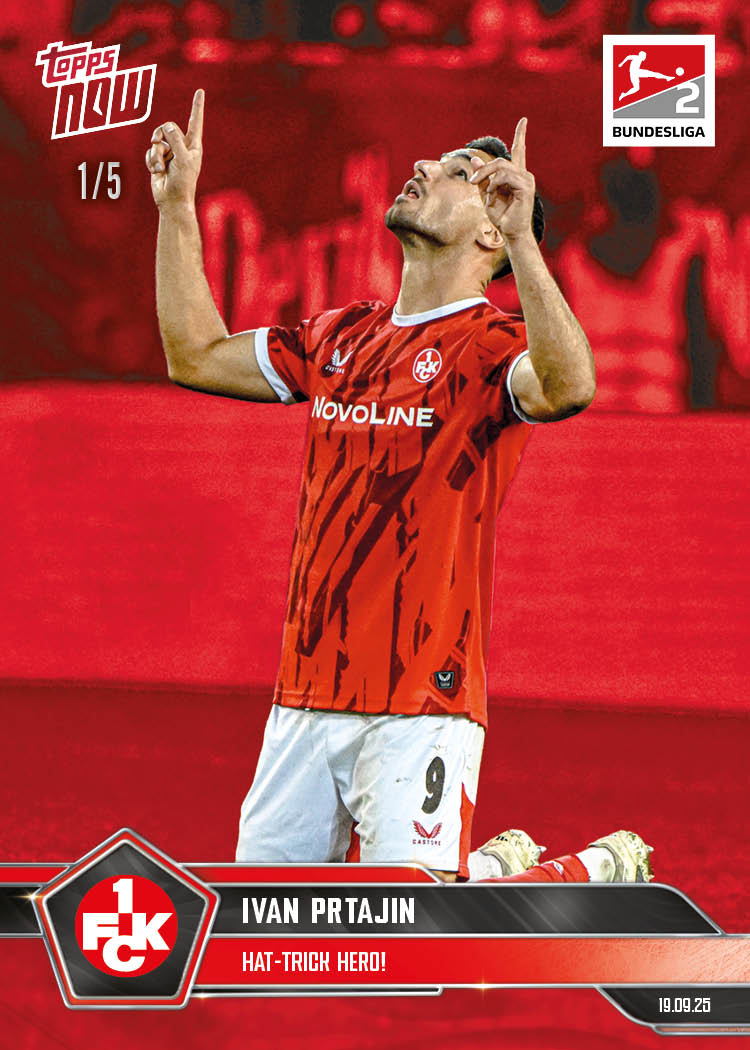 Ivan Prtajin - 2025-26 Bundesliga Topps NOW - Card 23 - PR: 305 - Image 3
