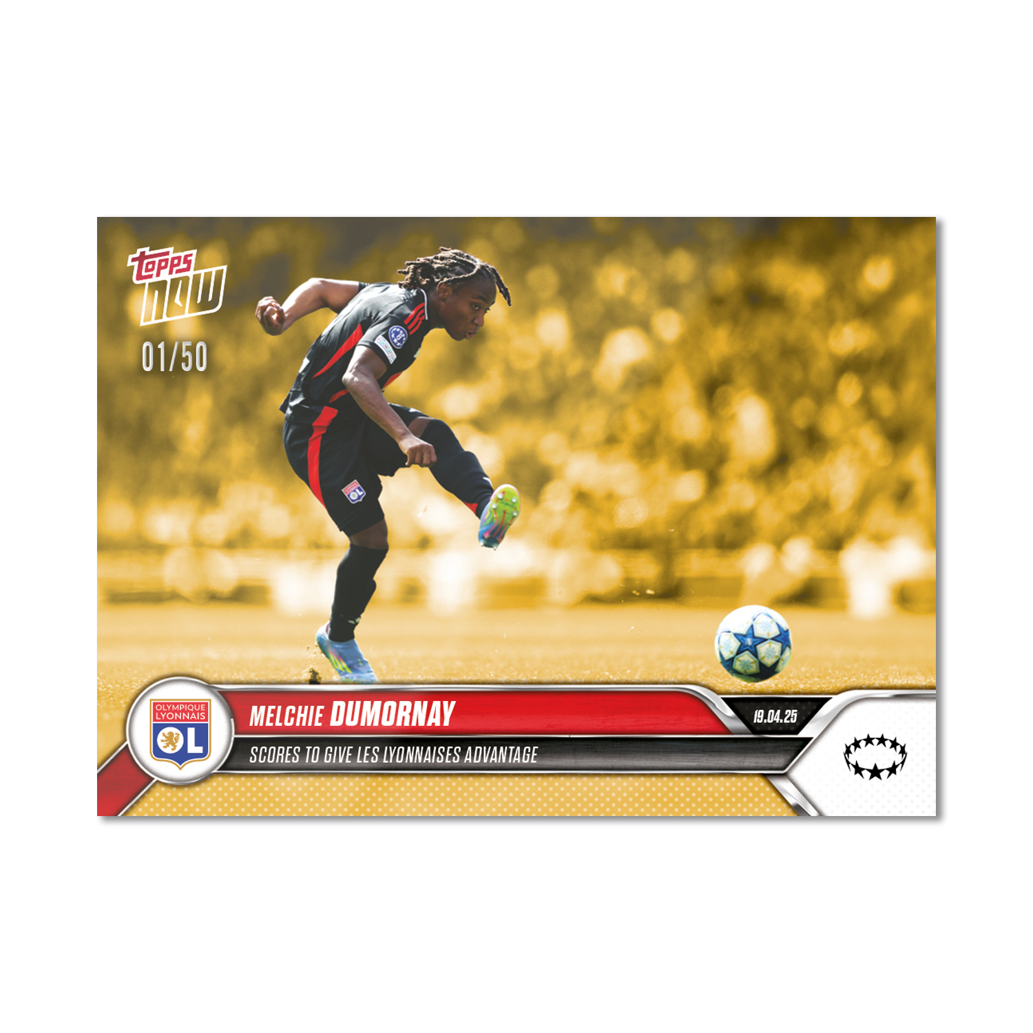 Melchie Dumornay - 2024-25 UWCL Topps NOW - Card 22 - PR: 125 - Image 6