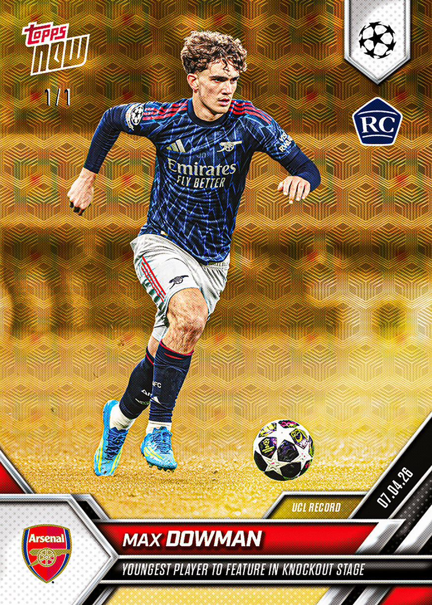 Max Dowman - 2025-26 UCL Topps NOW - Card 116 - PR: 13248 - Image 2