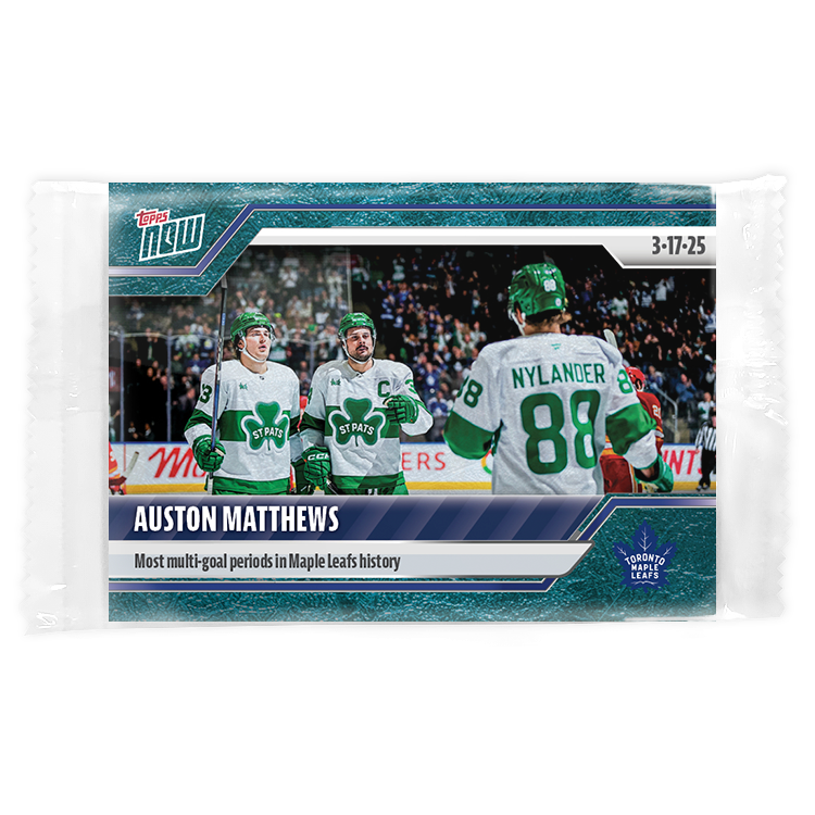 Auston Matthews - 2024-25 NHL Topps NOW - Sticker # 136 Pack - PR: 155 - Image 3