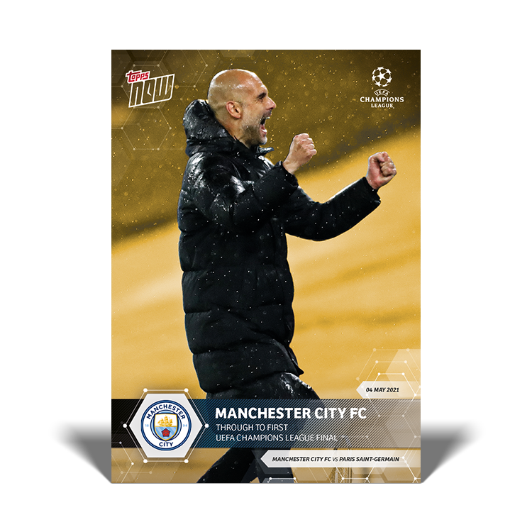 Through to first UEFA Champions League final - UCL TOPPS NOW Card #71 - Print Run: 1411 - Image 3