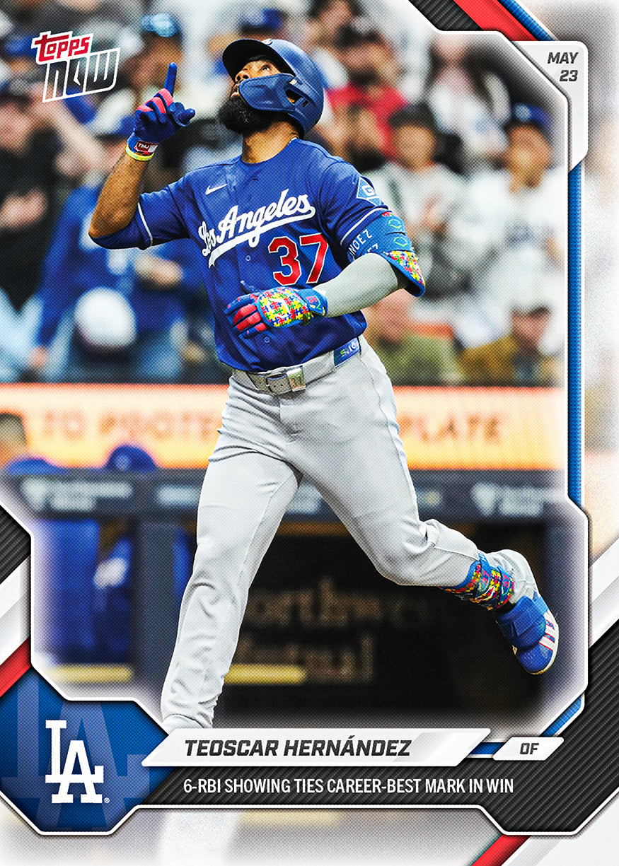 Teoscar Hernández - 2026 MLB Topps NOW - Card 233 - PR: 763