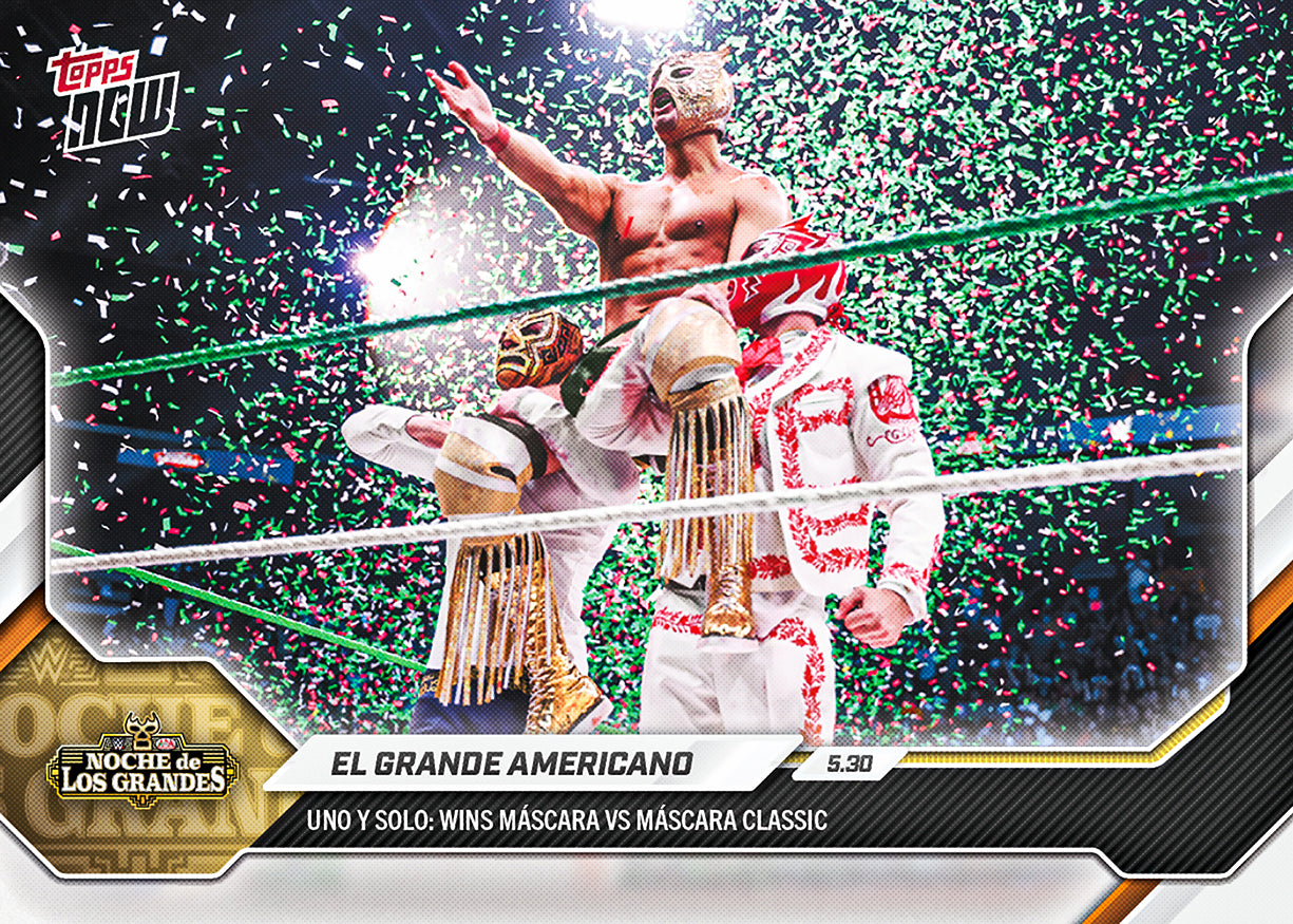El Grande Americano - 2026 WWE Topps NOW - Card 61 - PR: 4598 - Image 2