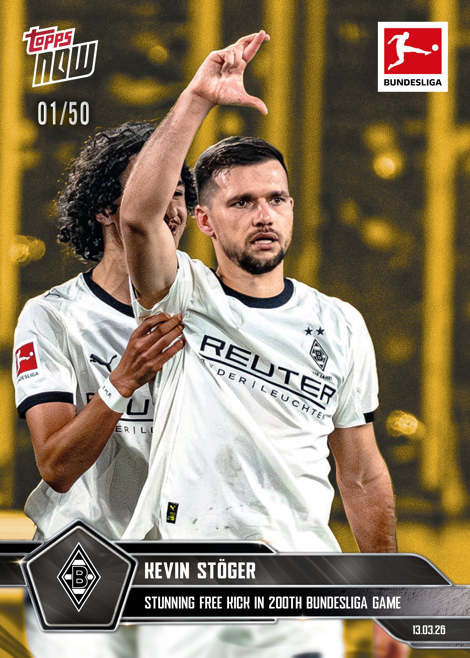 Kevin Stöger - 2025-26 Bundesliga Topps NOW - Card 146 - PR:147 - Image 6