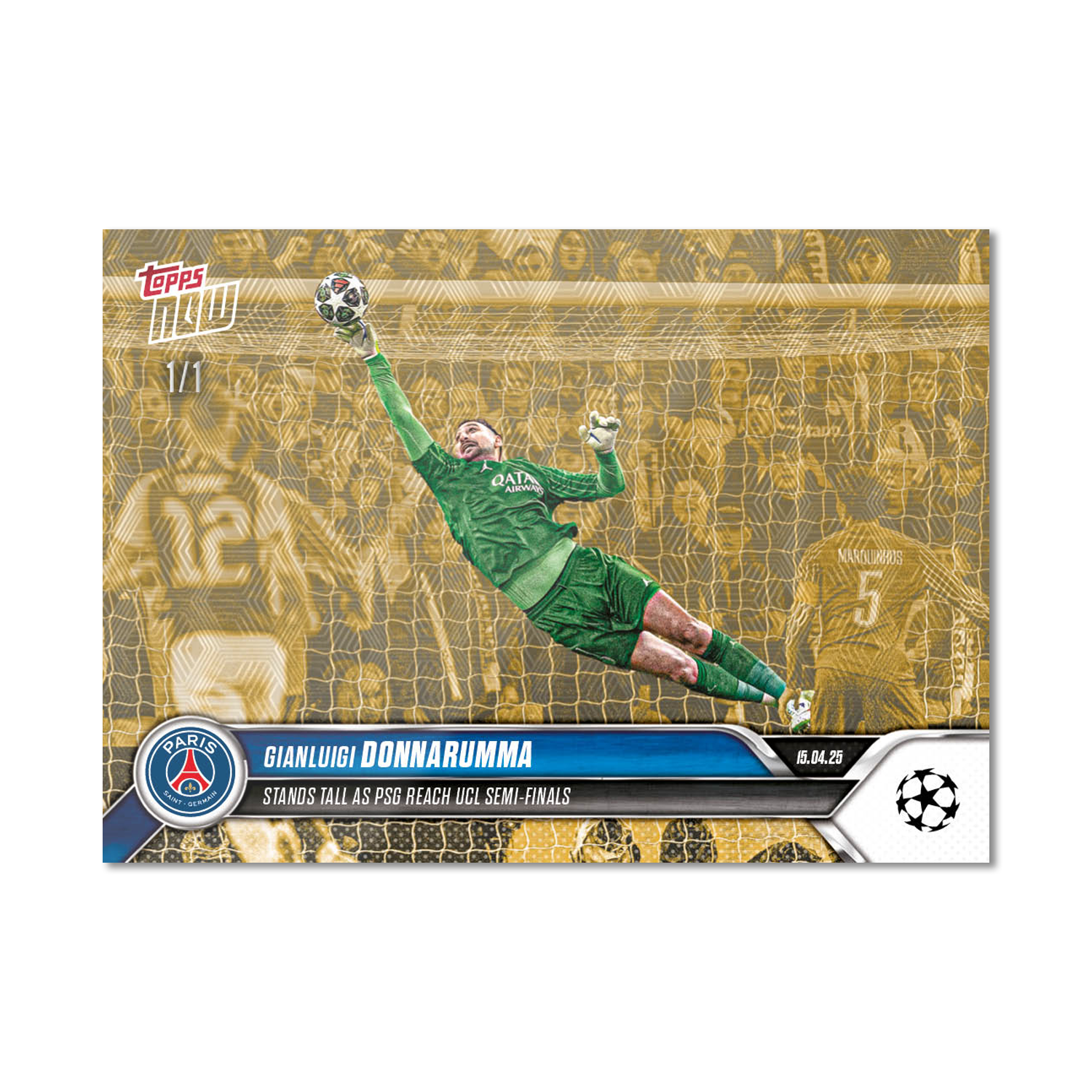 Gianluigi Donnarumma - 2024-25 UCL Topps NOW - Card 140 - PR: 169 - Image 2