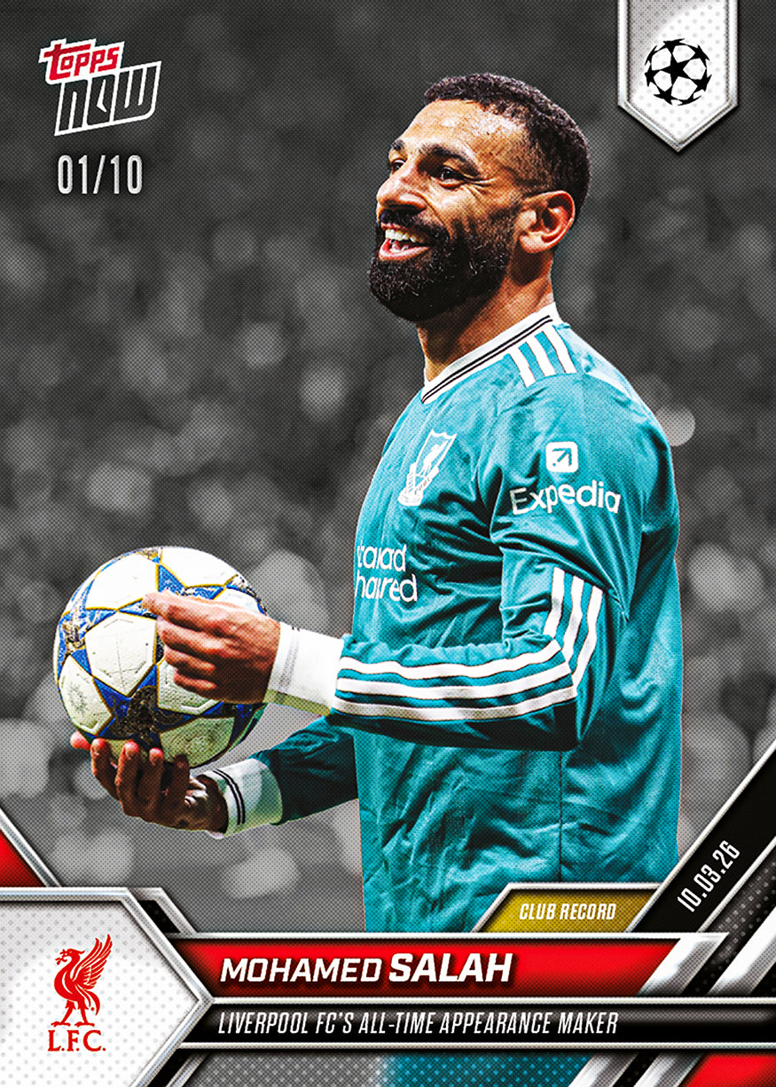 Mohamed Salah - 2025-26 UCL Topps NOW - Card 100 - PR: 1194 - Image 4