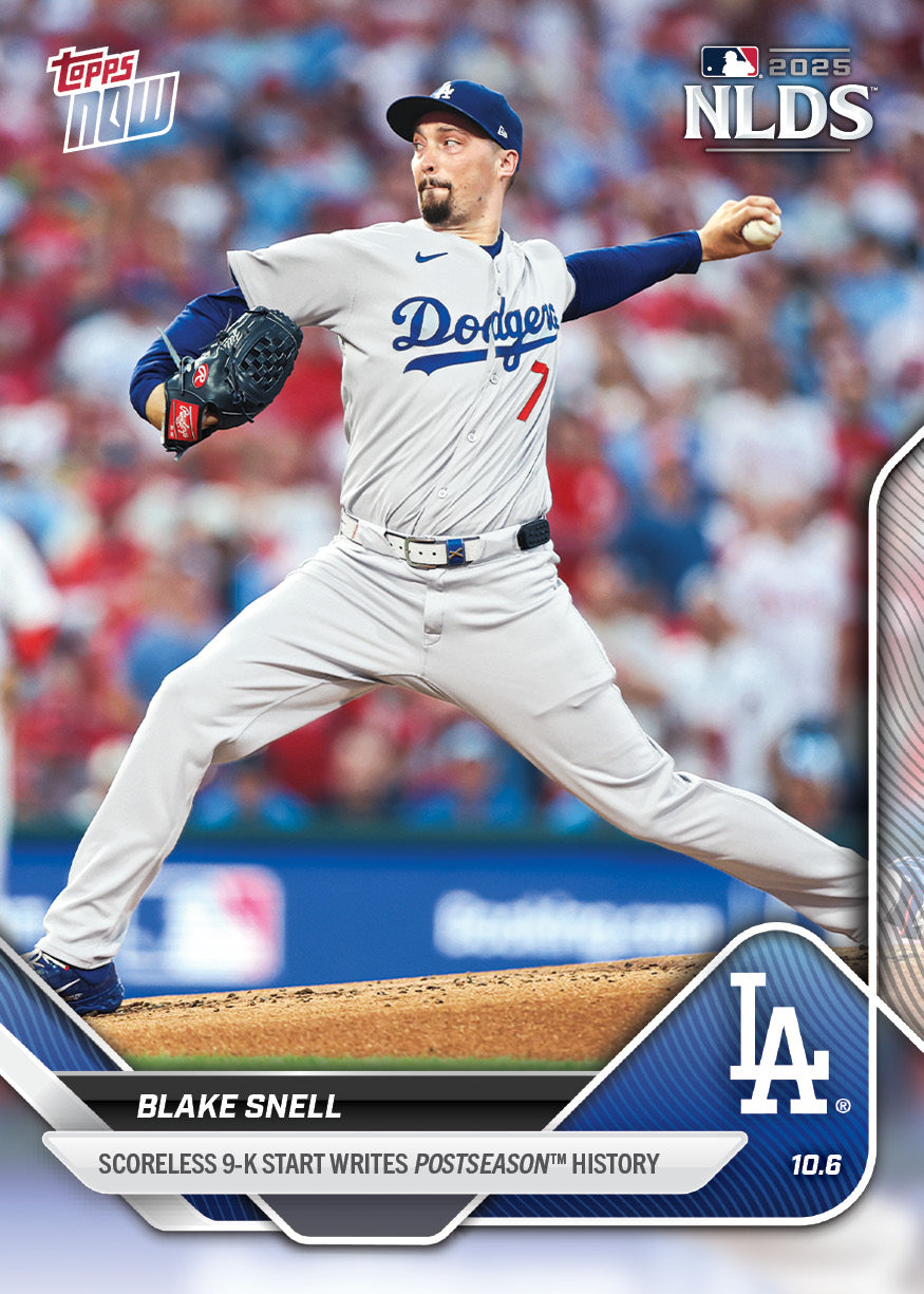 Blake Snell - 2025 MLB Topps NOW - Card 831 - PR: 1653