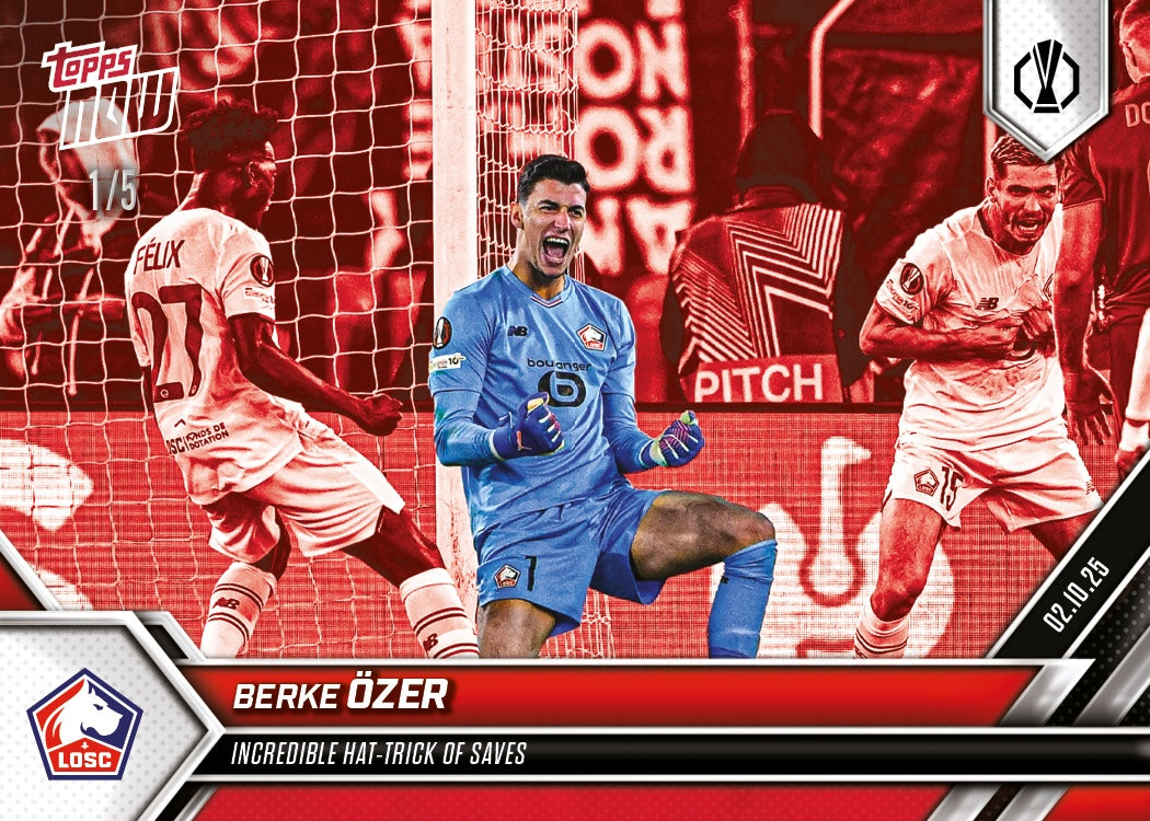 Berke Ozer - 2025-26 UEL Topps NOW - Card 5 - PR: 90 - Image 3