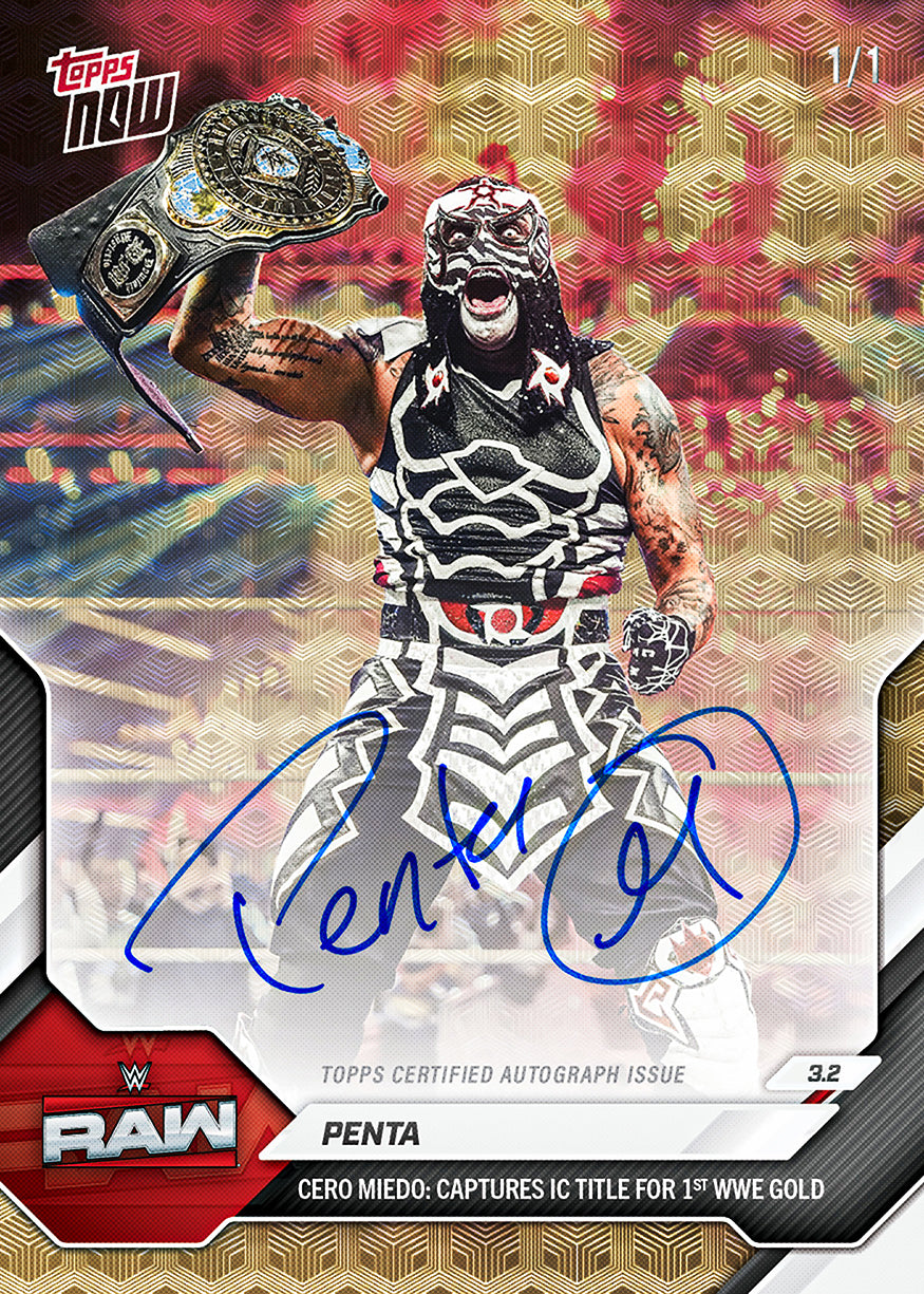 Penta - 2026 WWE Topps NOW - Card 28 - PR: 4509 - Image 2
