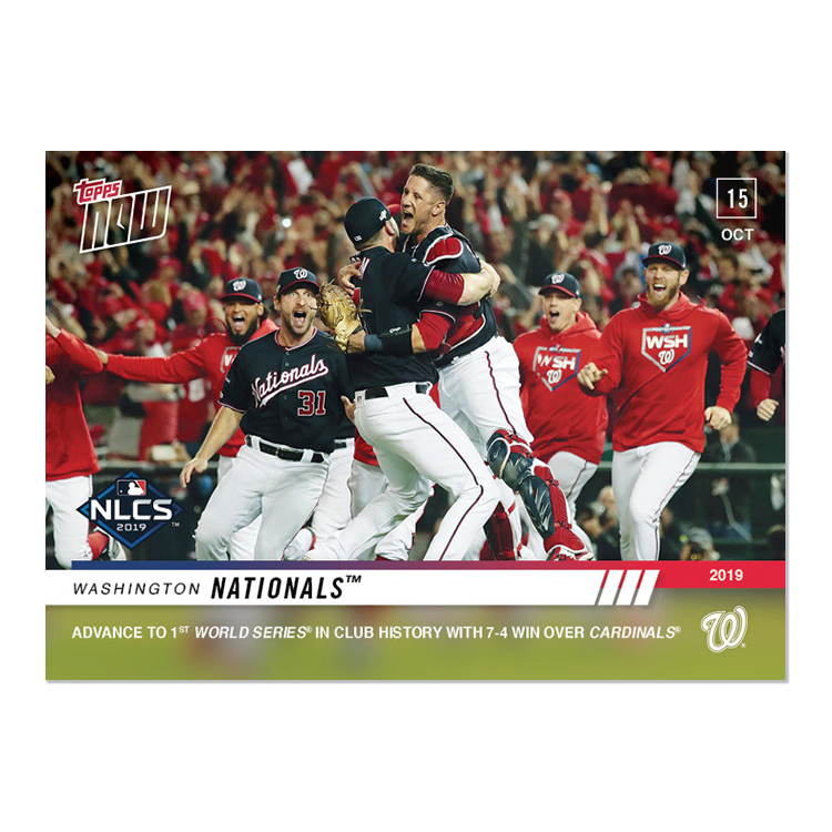 Washington Nationals - MLB TOPPS NOW Card 1022 - Print Run: 867