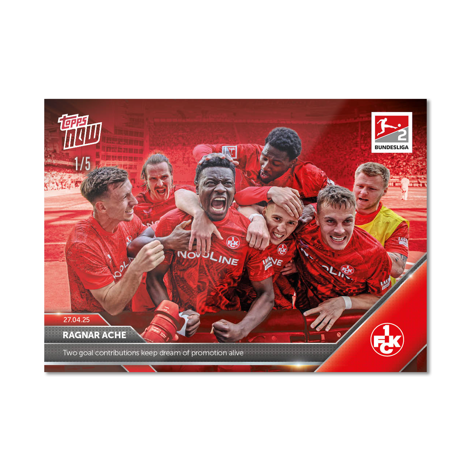 Ragnar Ache - 2024-25 Bundesliga Topps NOW Card 173 - PR: 141 - Image 4