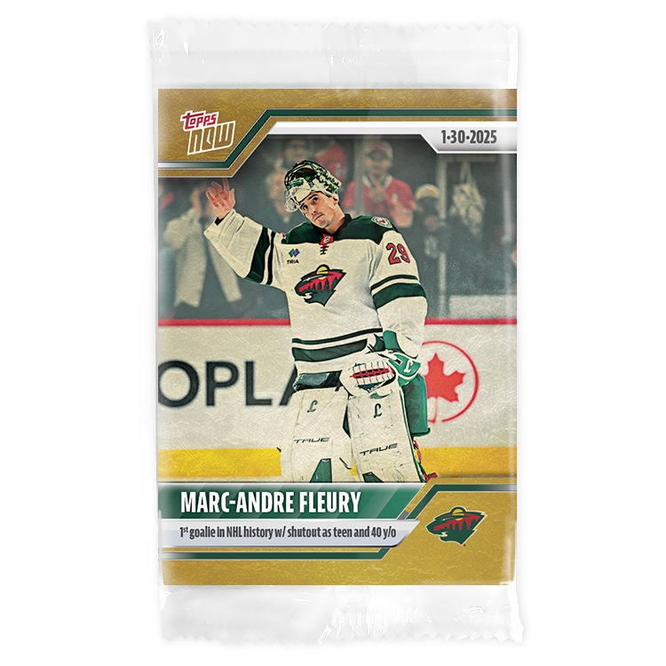 Marc-Andre Fleury - 2024-25 NHL Topps NOW - Sticker # 102 Pack - PR: 355 - Image 2