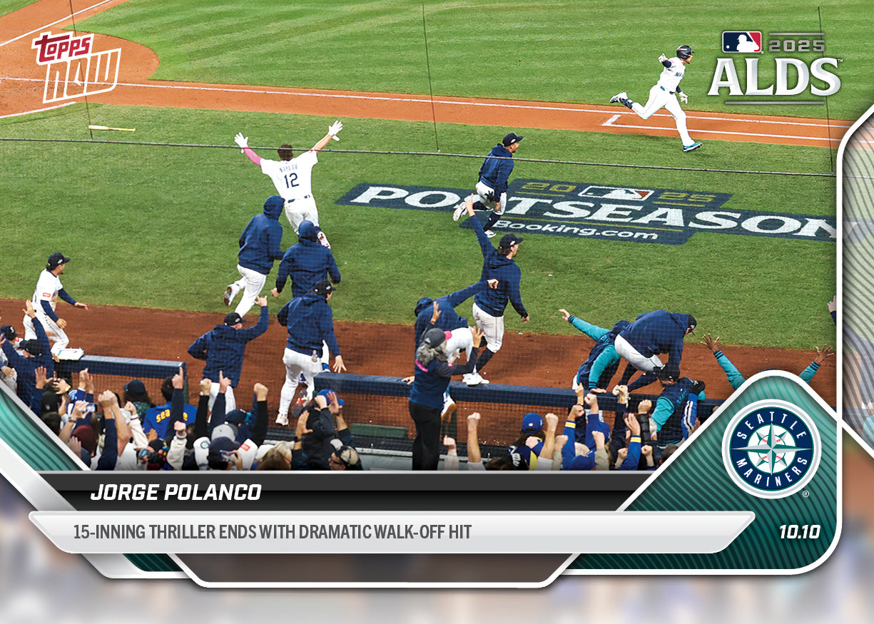 Jorge Polanco - 2025 MLB Topps NOW - Card 853 - PR: 3586 - Image 3