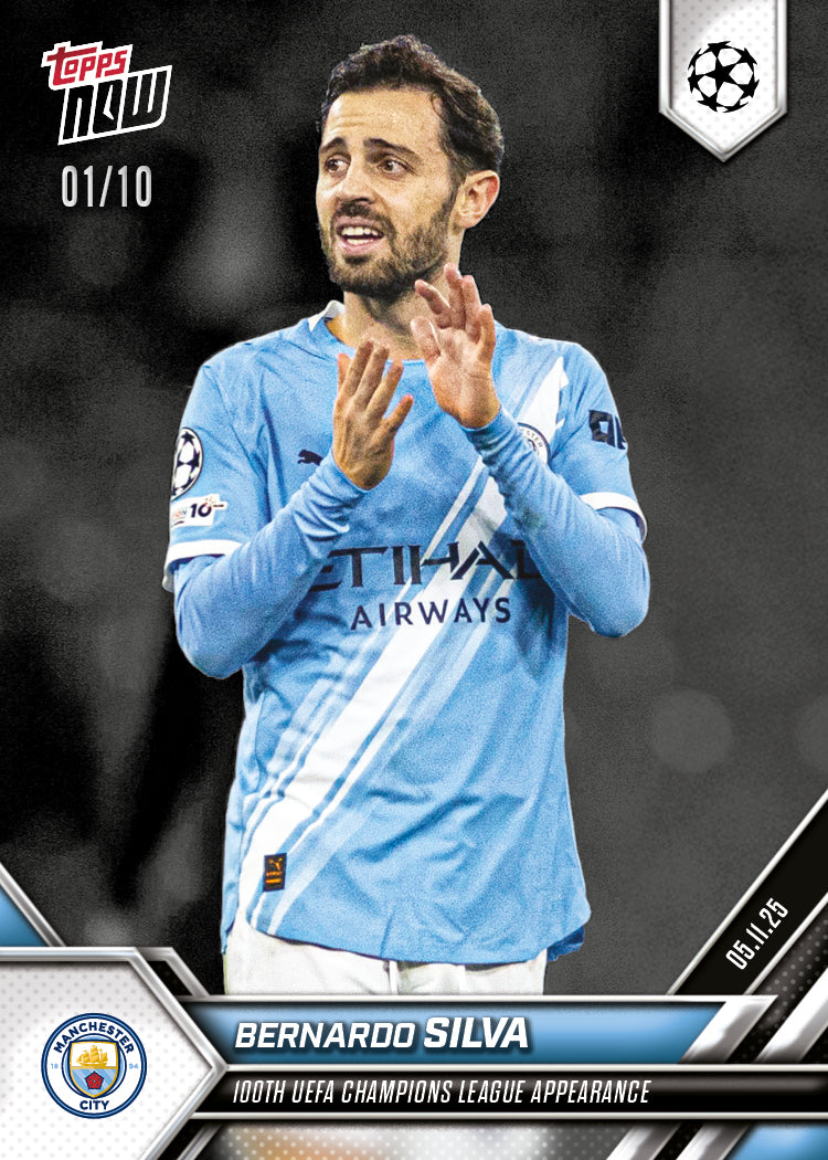 Bernardo Silva - 2025-26 UCL Topps NOW - Card 49 - PR: 253 - Image 4