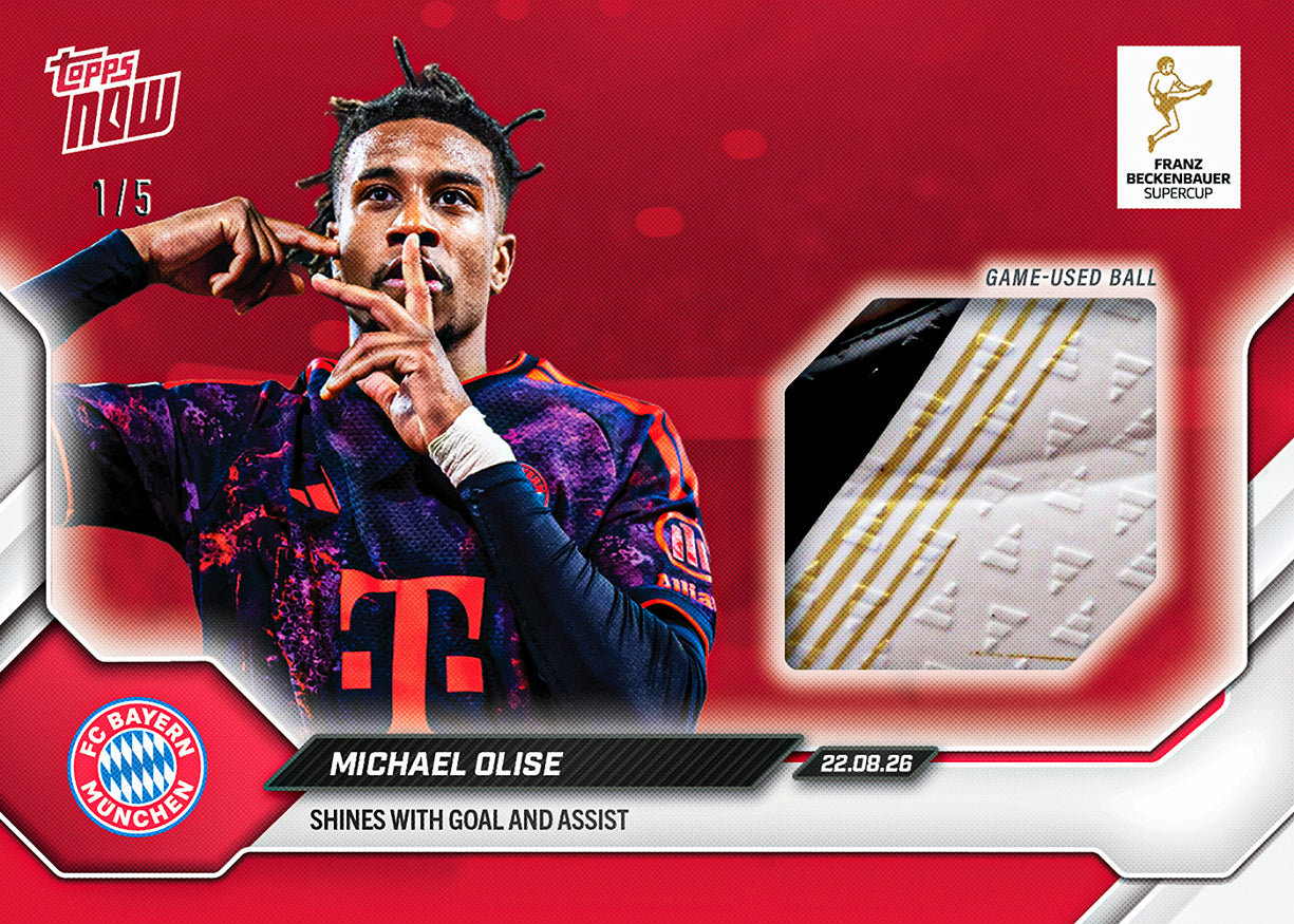 Michael Olise - 2026-27 Bundesliga Topps NOW - Card 3 - PR: 4560 - Image 3