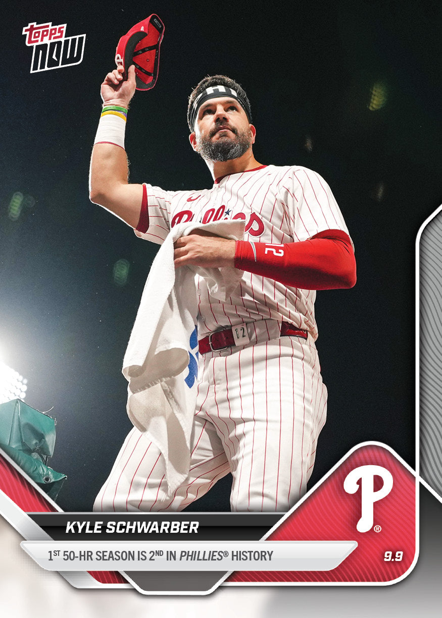 Kyle Schwarber - 2025 MLB Topps NOW - Card 682 - PR: 3463 - Image 2