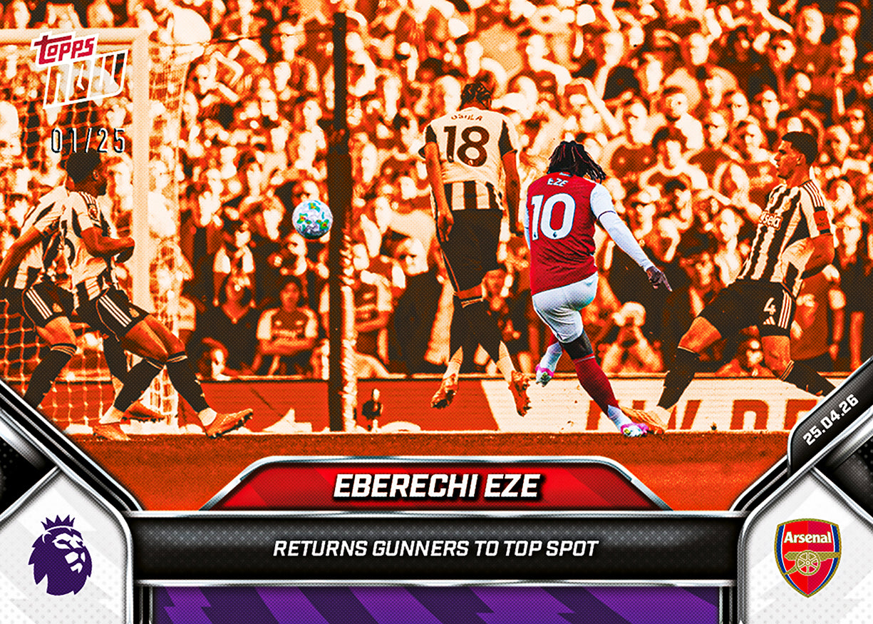 Eberechi Eze - 2025-26 Premier League Topps NOW - Card 183 - PR: 875 - Image 5