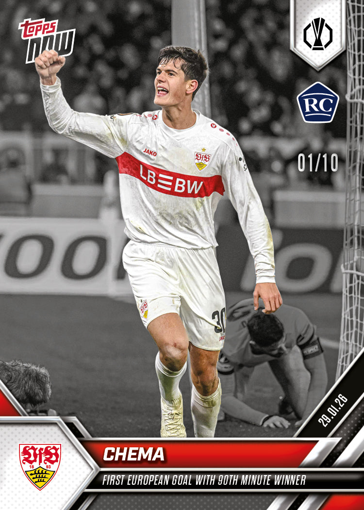 Chema - 2025-26 UEL Topps NOW - Card 17 - PR: 444 - Image 4