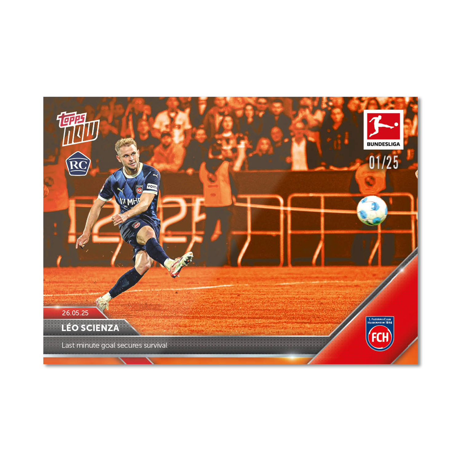 Léo Scienza - 2024-25 Bundesliga Topps NOW - Card 195 - PR: 146 - Image 5
