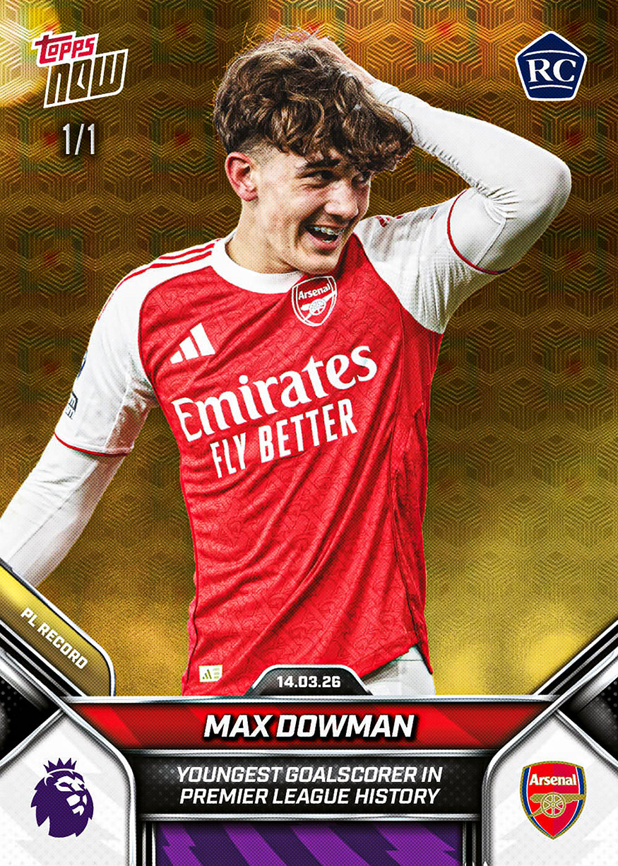Max Dowman - 2025-26 Premier League Topps NOW - Card 156 - PR:75021 - Image 5