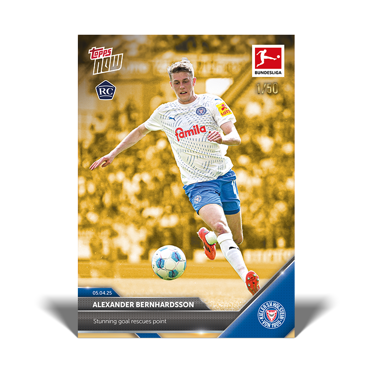Alexander Bernhardsson - 2024-25 Bundesliga Topps NOW Card 156 - PR: 116 - Image 7