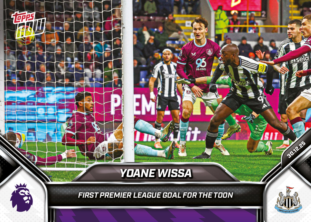 Yoane Wissa - 2025-26 Premier League Topps NOW - Card 93 - PR: 244