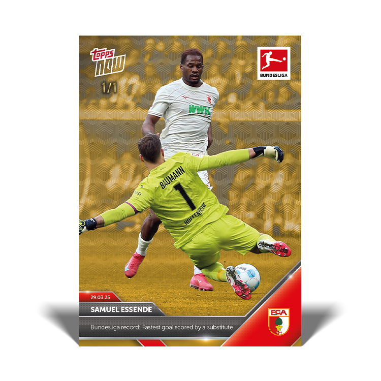 Samuel Essende - 2024-25 Bundesliga Topps NOW Card 152 - PR: 87 - Image 2