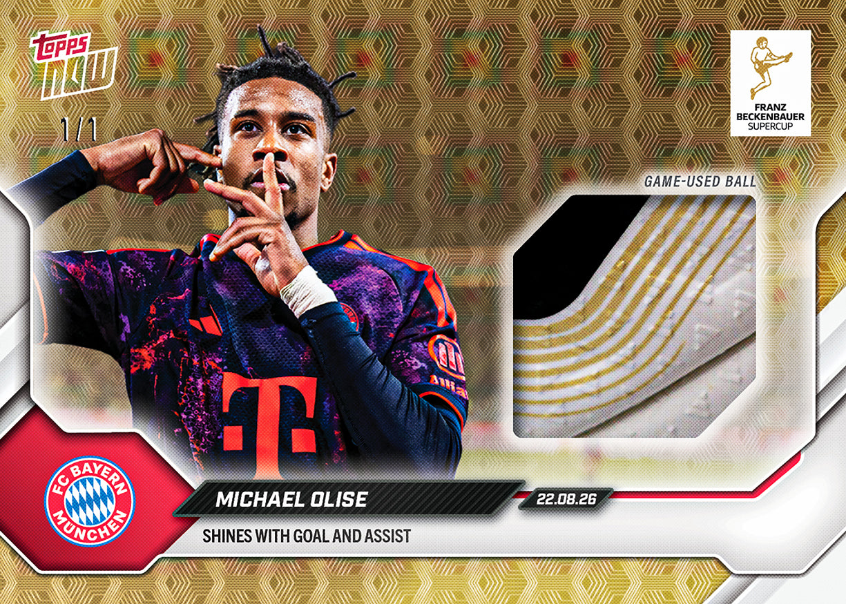Michael Olise - 2026-27 Bundesliga Topps NOW - Card 3 - PR: 4560 - Image 2