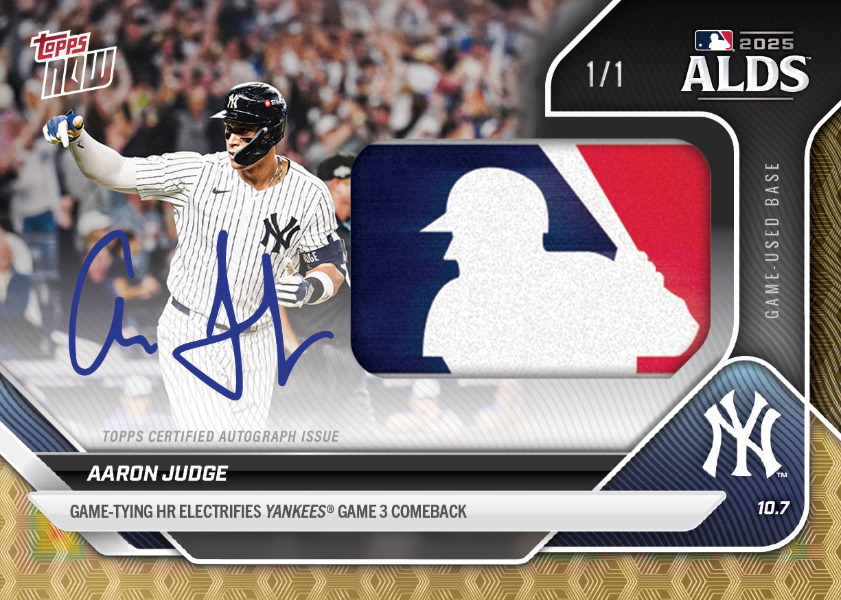 Aaron Judge - 2025 MLB Topps NOW - Card 838 - PR: 8219 - Image 2