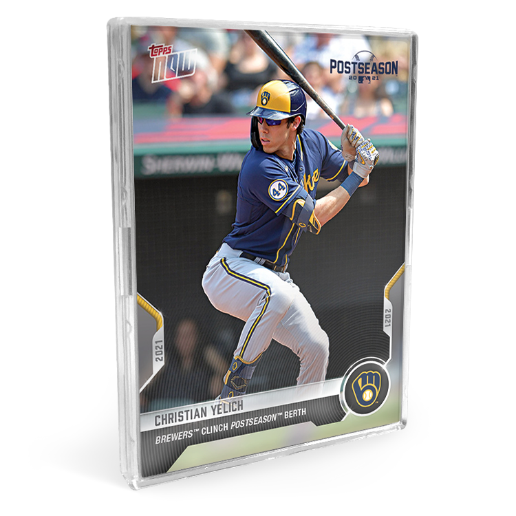 2021 Milwaukee Brewers TOPPS NOW Postseason 10-Card Team Set - PR: 611