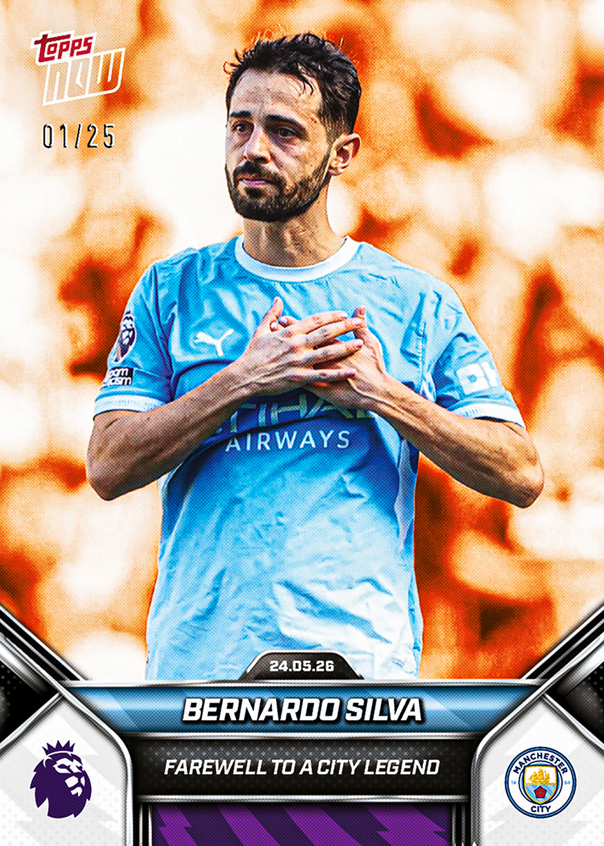 Bernardo Silva - 2025-26 Premier League Topps NOW - Card 202 - PR: 1007 - Image 6
