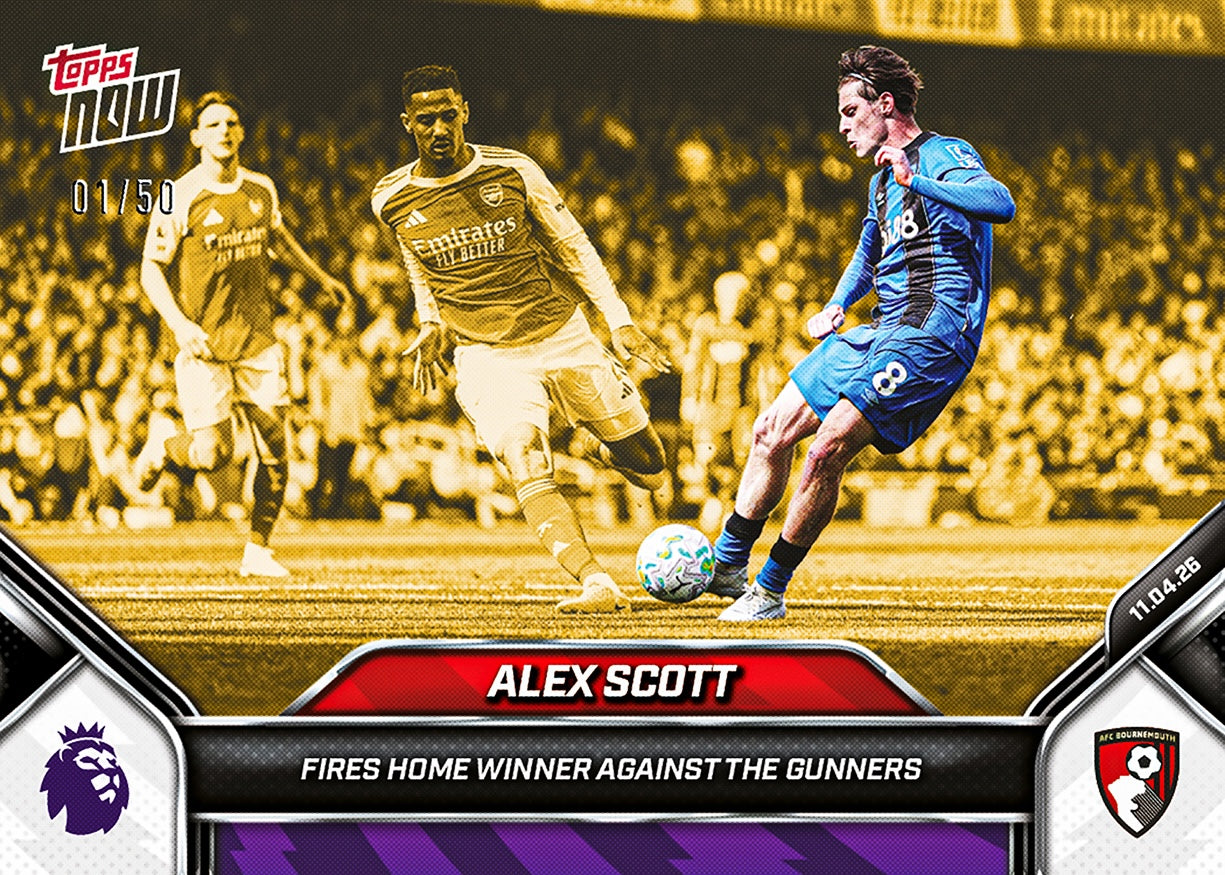 Alex Scott - 2025-26 Premier League Topps NOW - Card 168 - PR: 364 - Image 6