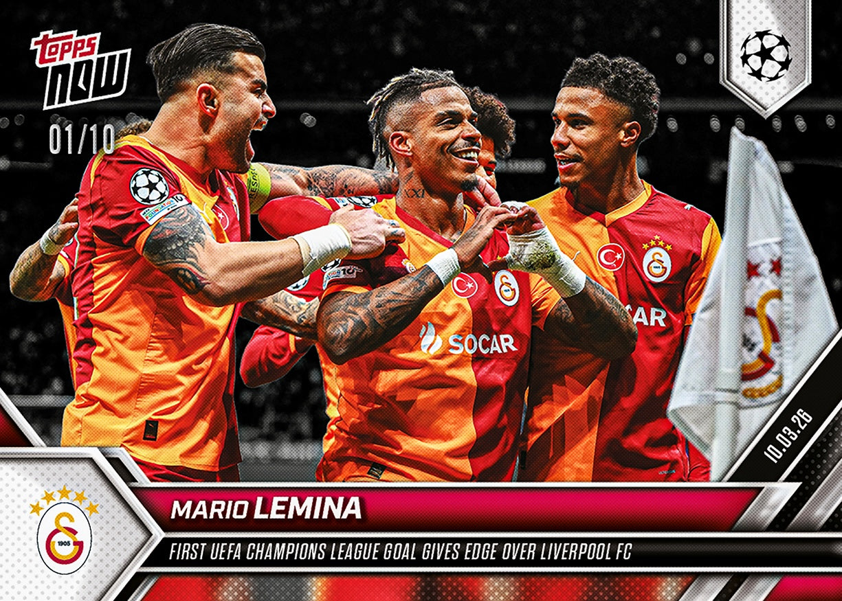 Mario Lemina - 2025-26 UCL Topps NOW - Card 101 - PR: 364 - Image 4