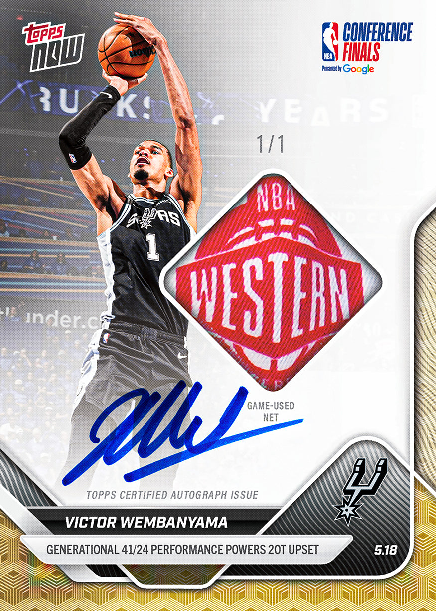 Victor Wembanyama - 2025-26 NBA Topps NOW - Card 315 - PR: 80578 - Image 2