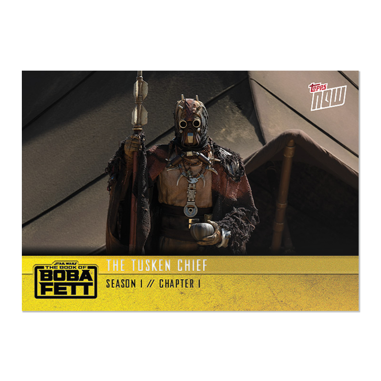 2022 Star Wars TOPPS NOW - 5-Card Pack - Book of Boba Fett Chapter 1 - PR: 2623 - Image 7