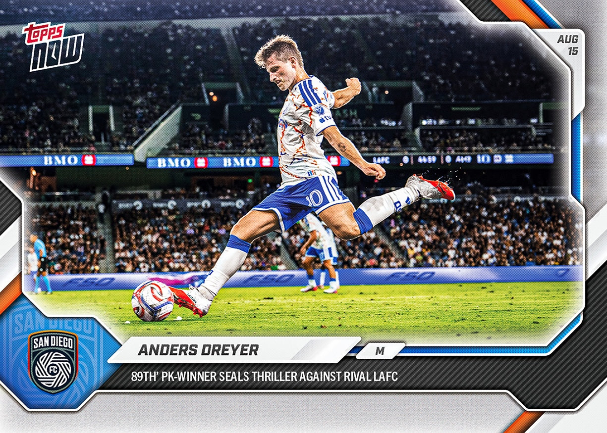 Anders Dreyer - 2026 MLS Topps NOW - Card 63 - PR: 415