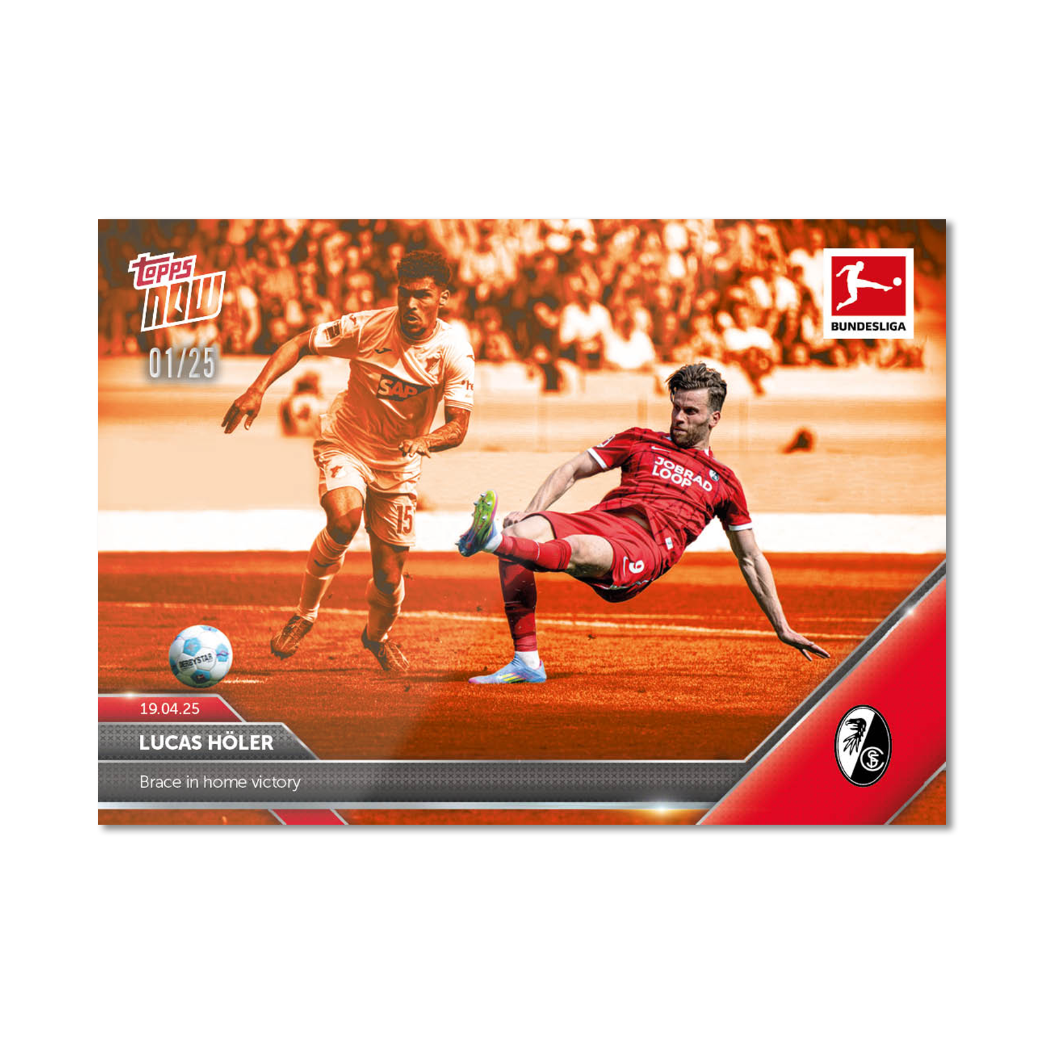 Lucas Höler - 2024-25 Bundesliga Topps NOW Card 168 - PR: 139 - Image 6