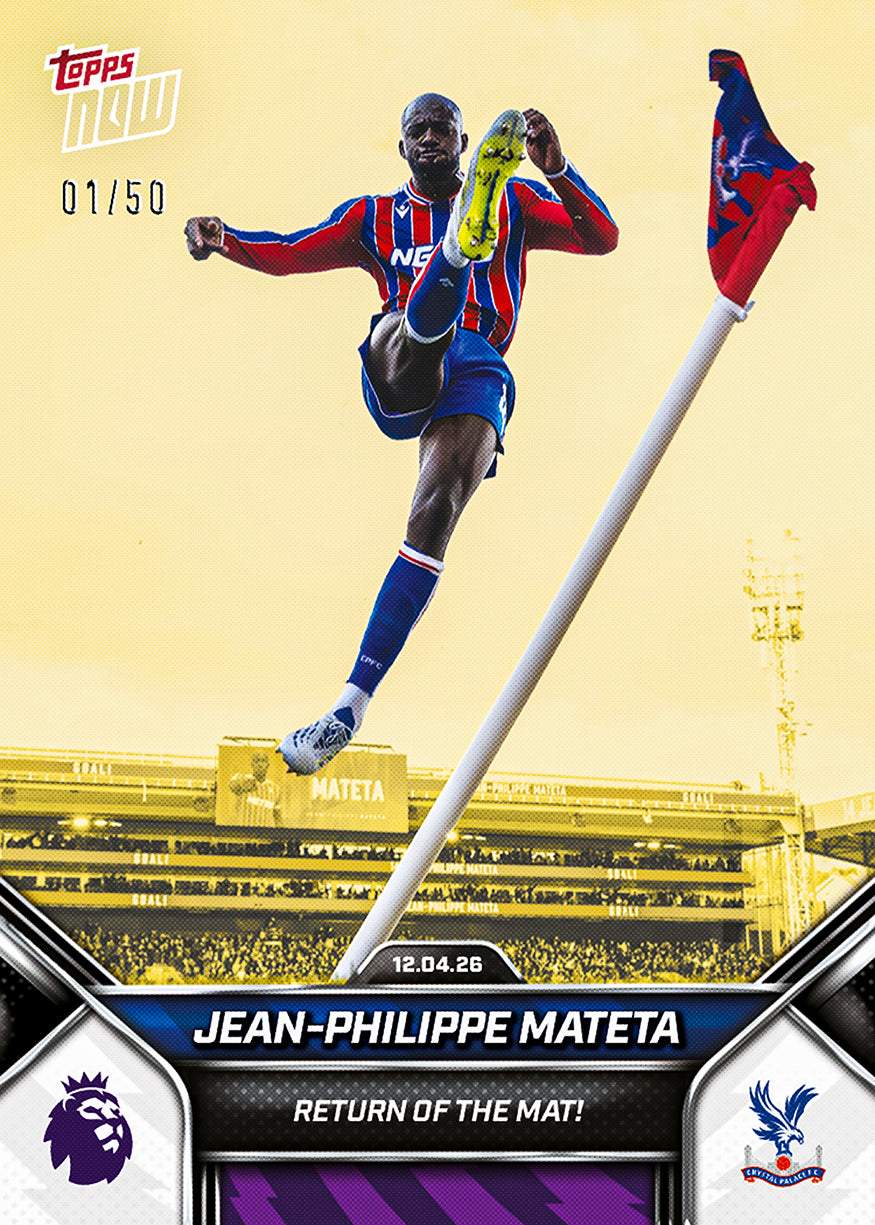 Jean-Philippe Mateta - 2025-26 Premier League Topps NOW - Card 169 - PR: 523 - Image 6