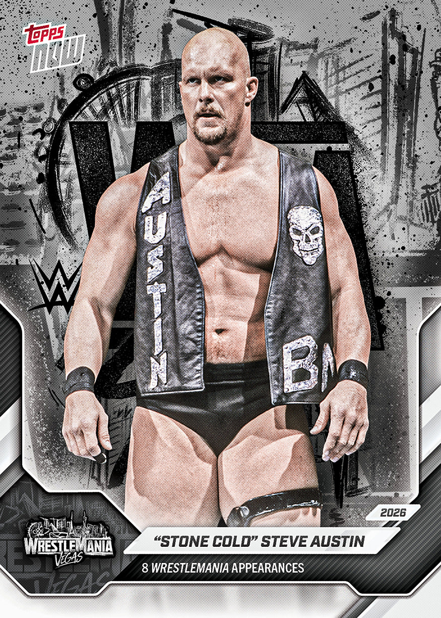 2026 WrestleMania Vegas Set – WWE Topps NOW - 15-Card Set - PR: 5847 - Image 8