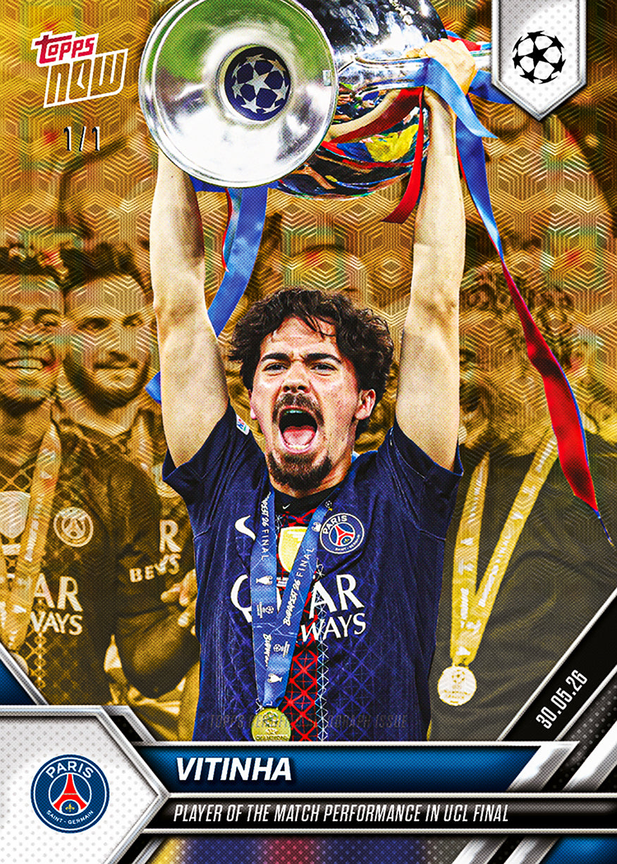 Vitinha - 2025-26 UCL Topps NOW - Card 142 - PR: 2235 - Image 4