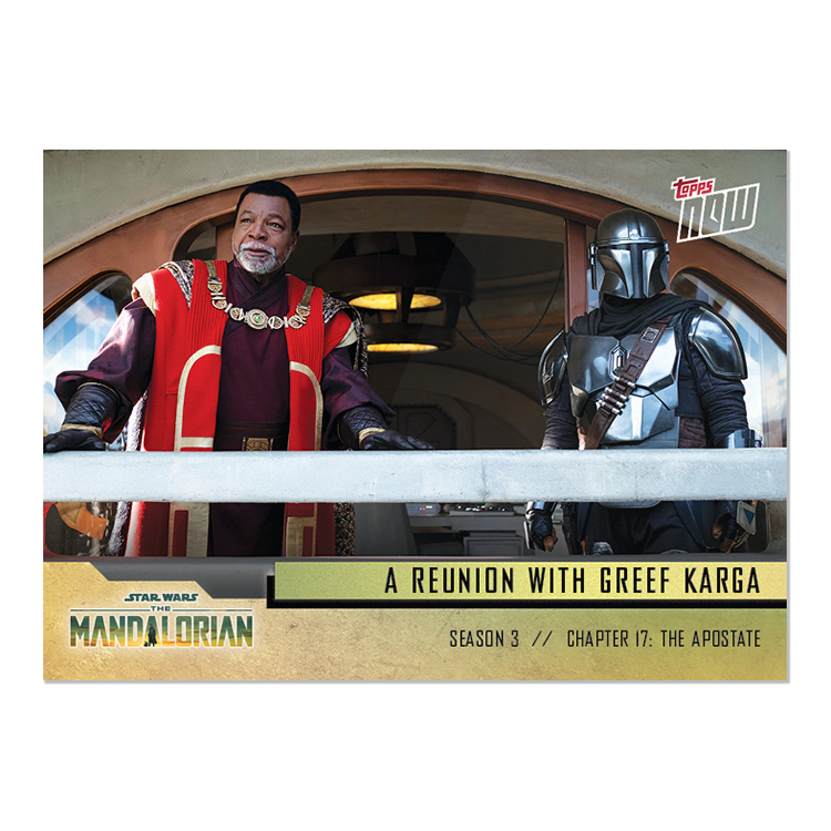 2023 TOPPS NOW Star Wars: The Mandalorian Season 3 Episode 1 - 5 Card Set - PR: 901 - Image 4