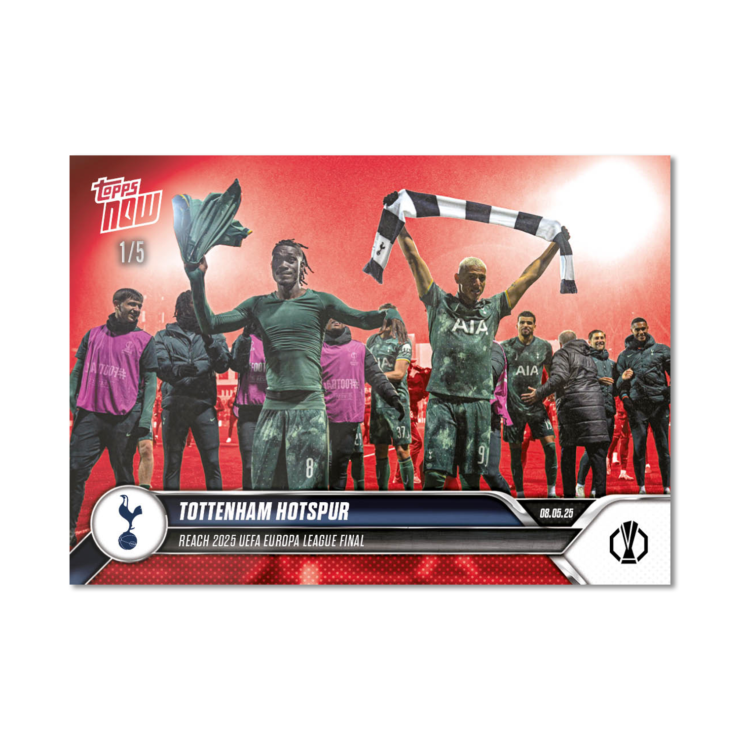 Tottenham Hotspur - 2024-25 UEL Topps NOW Card 33 - Image 3