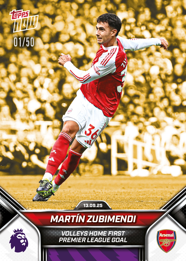 Martín Zubimendi - 2025-26 Premier League Topps NOW - Card 17 - PR: 719 - Image 6