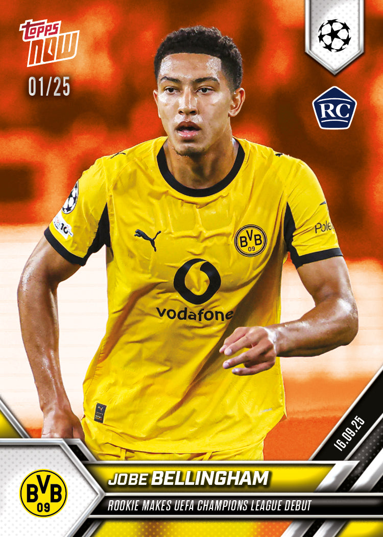 Jobe Bellingham - 2025-26 UCL Topps NOW Card 12 - PR: 1460 - Image 5