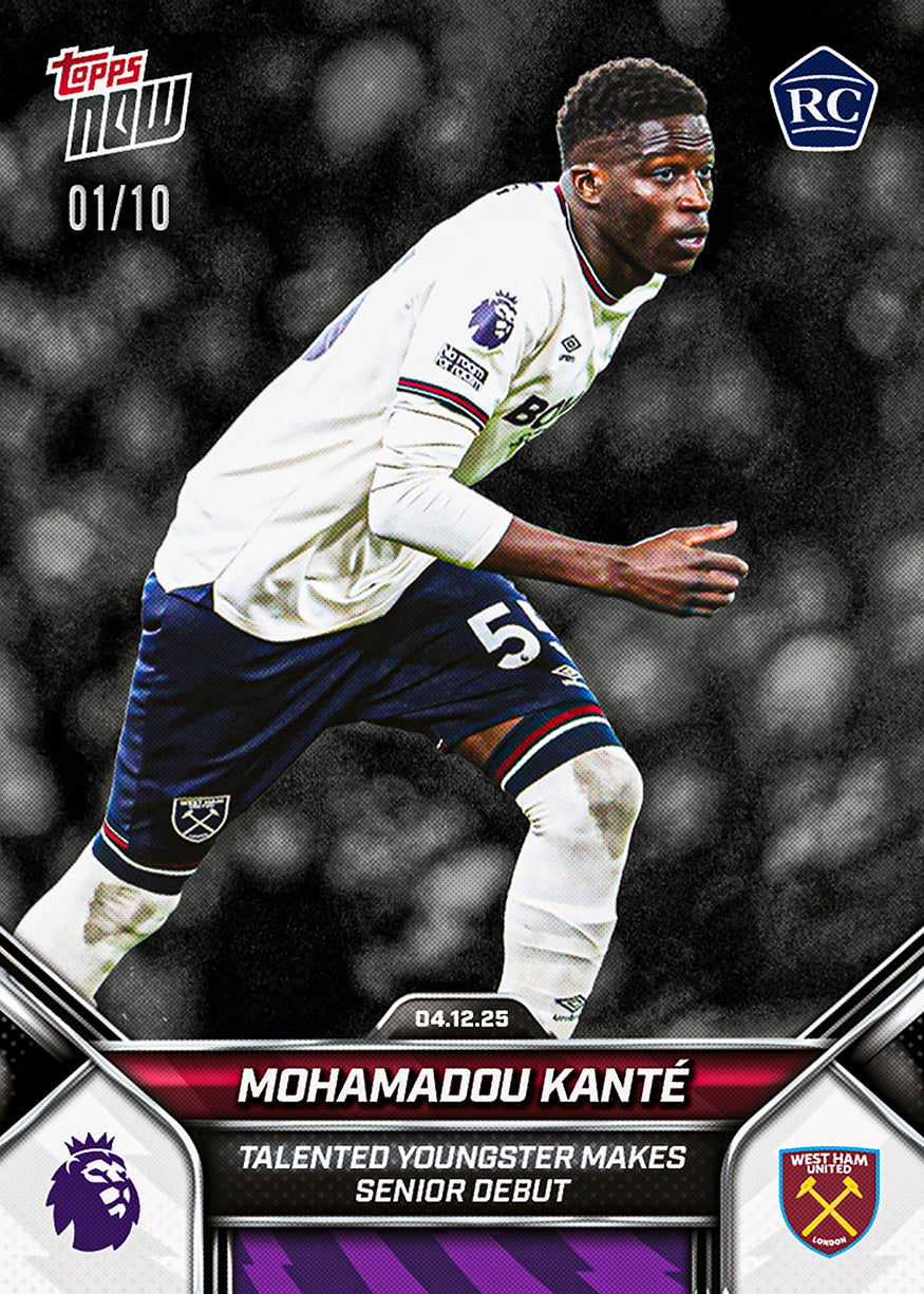 Mohamadou Kanté - 2025-26 Premier League Topps NOW - Card 75 - PR: 600 - Image 4