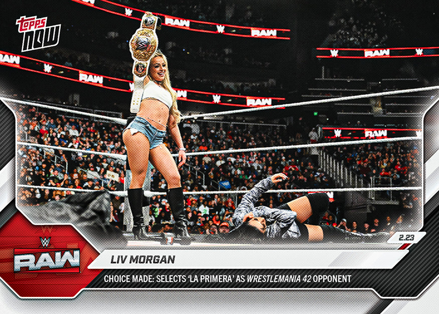 Liv Morgan - 2026 WWE Topps NOW - Card 17 - PR: 1787