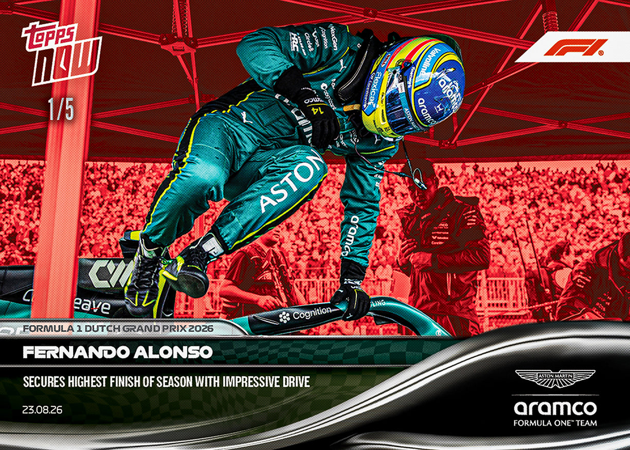 Fernando Alonso - 2026 Formula 1 Topps NOW - Card 54 - PR: 2614 - Image 3
