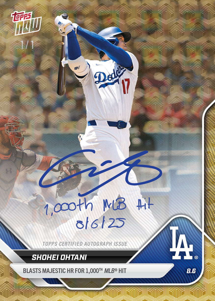 Shohei Ohtani - 2025 MLB Topps NOW - Card 527 - LOOK FOR AUTO - PR: 52589 - Image 2