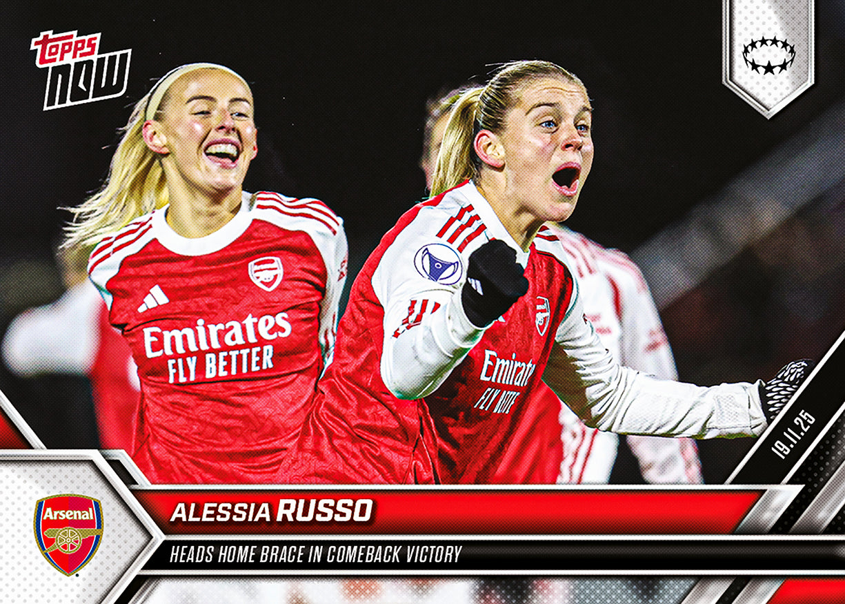 Alessia Russo - 2025-26 UWCL Topps NOW - Card 11 - PR: 783