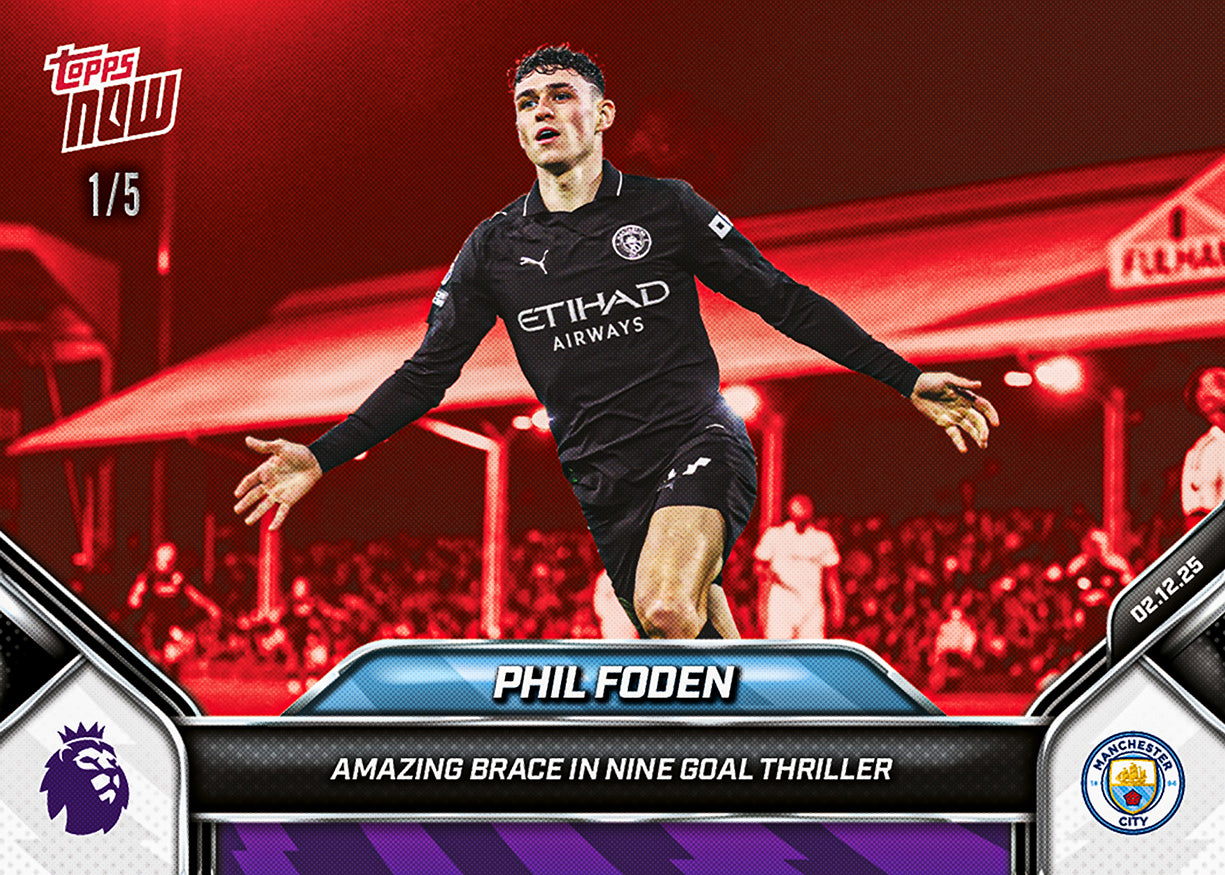 Phil Foden - 2025-26 Premier League Topps NOW - Card 69 - PR: 465 - Image 3